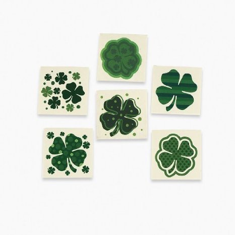 72 Shamrock Patterned Tattoos