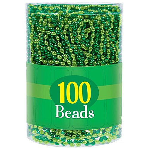 100 St. Patrick's Day Party Bead Necklaces