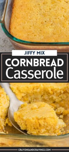 Jiffy Mix Cornbread Casserole Pin.