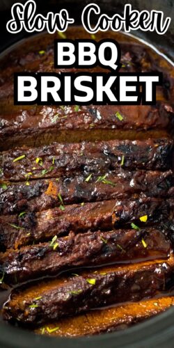 Slow Cooker BBQ Brisket.