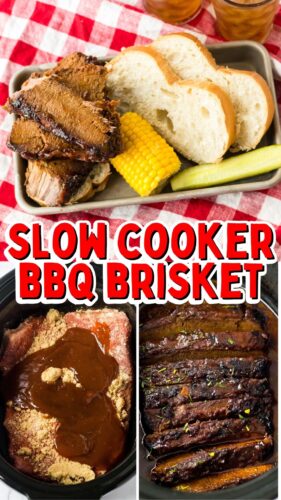 Slow Cooker BBQ Brisket.
